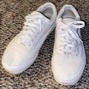 White classic vans.